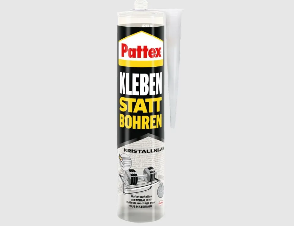 Pattex Kleben statt Bohren Kristallklar 290g