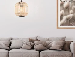 Pendelleuchte Holz Natur Ø 21cm