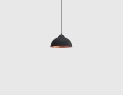 Pendelleuchte Schwarz, Kupfer
