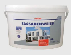 Premium Fassadenfarbe weiß
