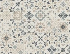 PVC Calypso Tile Beige, Grau 4m