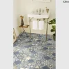 PVC Calypso Tile Blau, Gold 2m