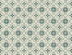 PVC Calypso Tile Blau, Weiß