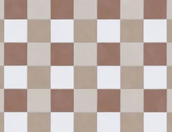 PVC Cupid Tile Beige, Braun 4m
