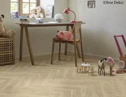 PVC Hermes Fischgrät Wood Beige