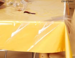 PVC Tischdecke transparent