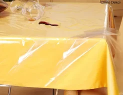 PVC Tischdecke transparent