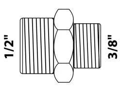 Reduzier-Doppelnippel