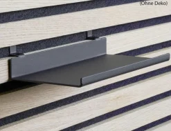 Regalboden Acoustic Board Schwarz, 20x10x4,4cm