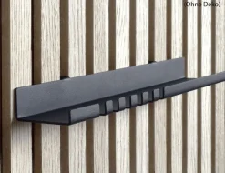 Regalboden Acoustic Schwarz, 30x6x4,4cm