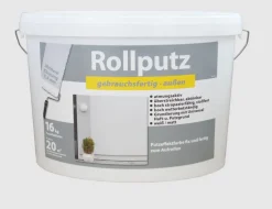 Rollputz außen