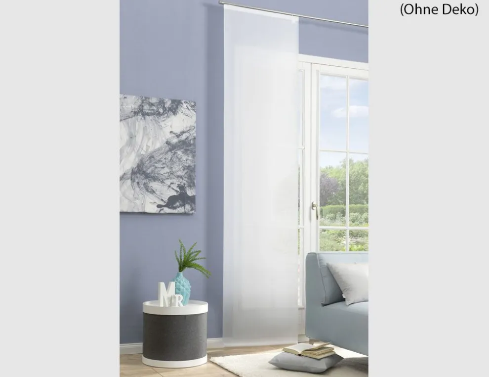 Schiebevorhang Kandis weiß
