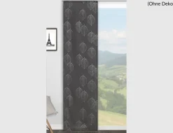 Schiebevorhang Mara Grau, Silber