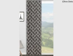 Schiebevorhang Max Grau, Silber
