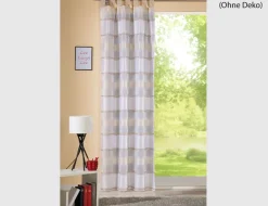 Schlaufenschal Alina weiß/beige