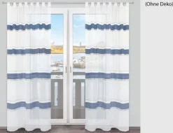 Schlaufenschal Fala Weiß, Blau
