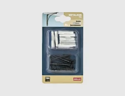Schraubenset Schwarz 16-tlg.