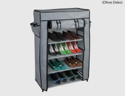 Schuhschrank Sofia Grau Vlies