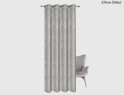 Ösenschal Kian Silber Grau