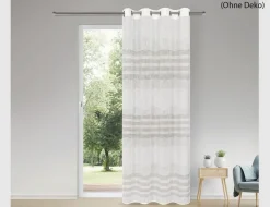 Ösenschal Leander Natur, Taupe