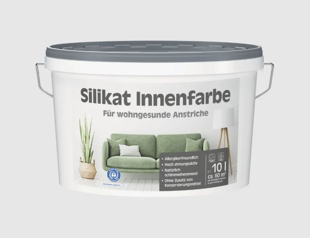 Silikat-Innenfarbe Weiß