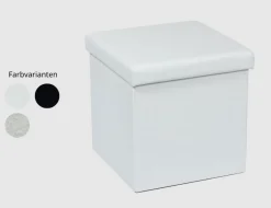 Sitzhocker Kunstleder faltbar