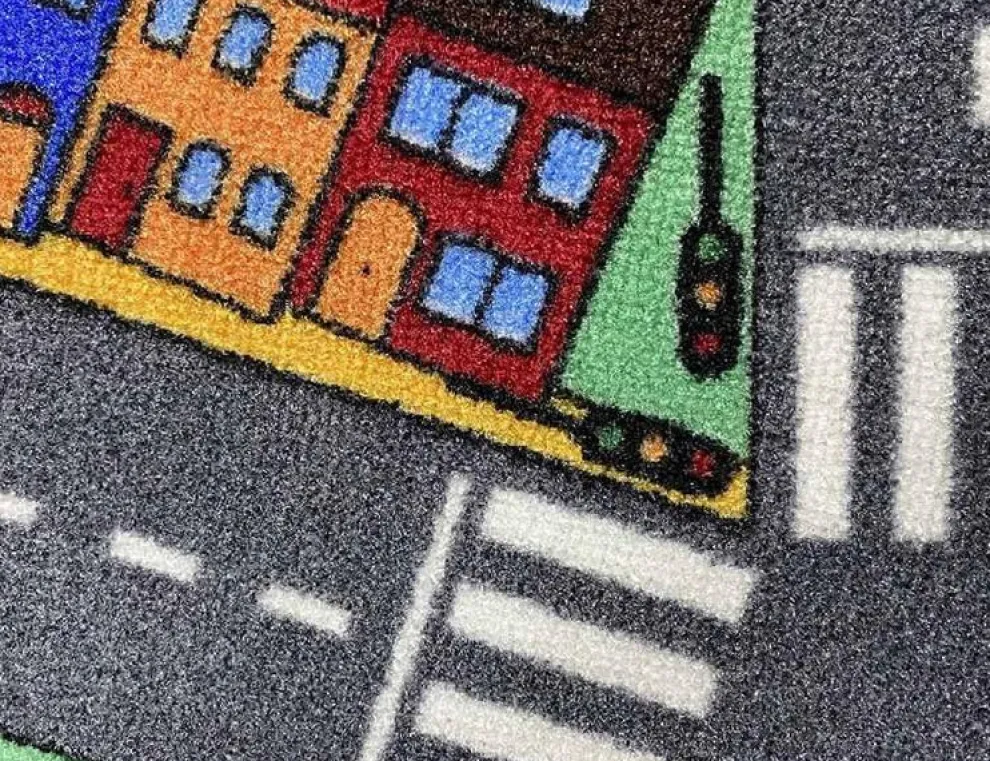 Spielteppich Autobahn