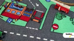 Spielteppich Autobahn