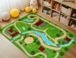 Spielteppich Ponyhof Bunt 120x160cm