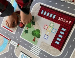 Spielteppich Straße Bunt