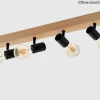 Spotbalken Holz vierflammig