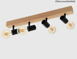 Spotbalken Holz vierflammig