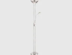 Stehleuchte LED Silber 180 cm