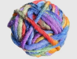Strickgarn Filz bunt gemustert