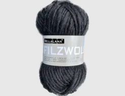 Strickgarn Filz schwarz