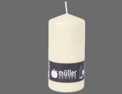 Stumpenkerze creme