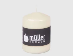 Stumpenkerze Vanille klein