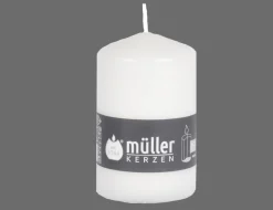 Stumpenkerze weiß