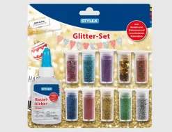 STYLEX Glitter-Set 11-teilig