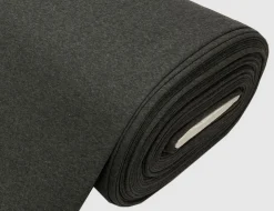 Sweatstoff Dunkelgrau meliert