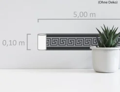 Tapetenborte Grafik Schwarz