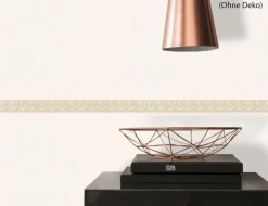 Tapetenborte Vinyl Jugendstil Beige