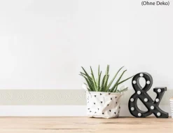 Tapetenborte Vinyl Wellenoptik Beige