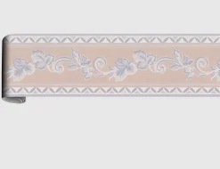 Tapetenborte Vlies Ranke Beige-Grau
