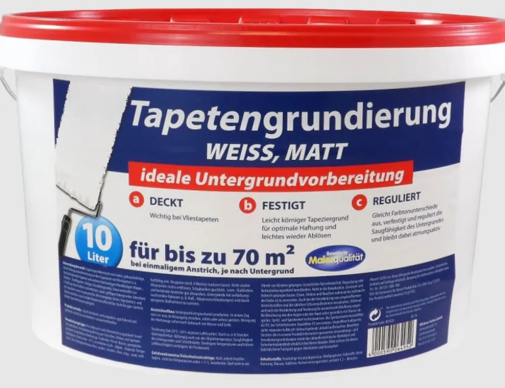 Tapetengrund Weiß