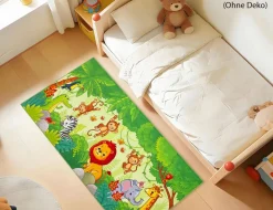 Teppich Dschungeltiere Bunt
