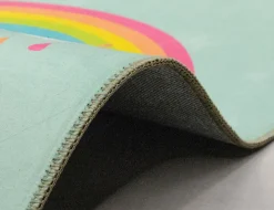 Teppich Einhorn Blau