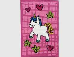 Teppich Einhorn pink
