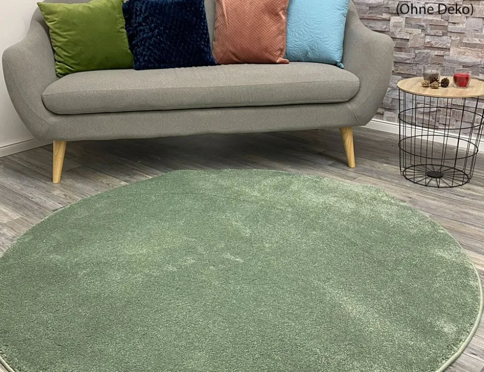 Teppich Montana Mint 160cm rund