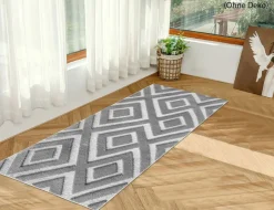 Teppich Velvet Grau 120x160cm